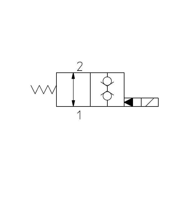 2-vägsventiler Dubbeltätad N/O